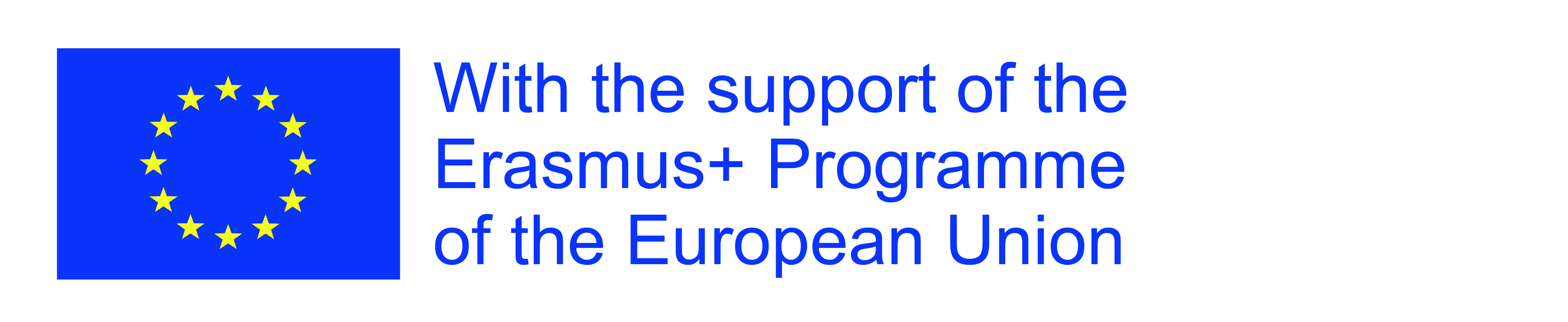eu flag with the text: with the support of the erasmus programme of the european union